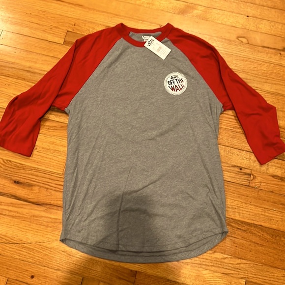 VANS 3/4 SLEEVE BASEBALL TEE - Picture 1 of 5